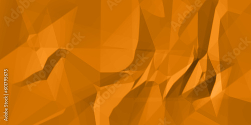 Abstract background of crumpled orange paper.  paper sheet texture background. Can use text banners products or business cards your.	
