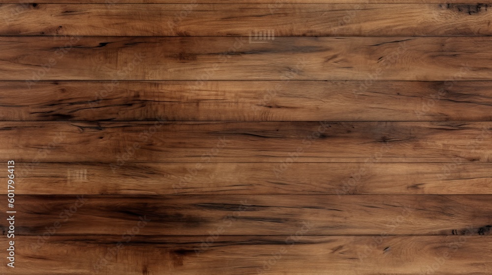 Fototapeta premium Seamless Old Wood Background - Dark Wooden Abstract Texture