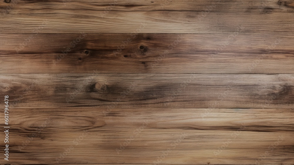 Fototapeta premium Seamless Old Wood Background - Dark Wooden Abstract Texture