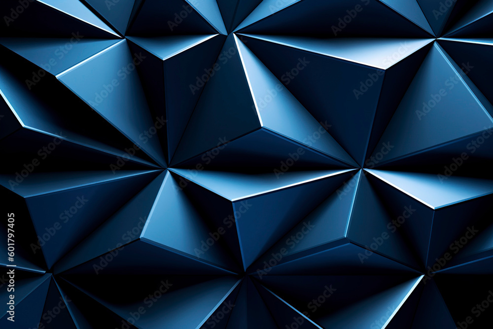 Modern geometric background in dark blue, wallpaper. Modern geometric background in dark blue, wallpaper.