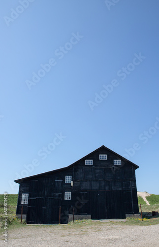 The beautiful Black Houses in Agger in Denmark