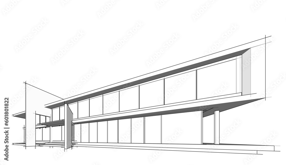3d render of a building 3d render of a building