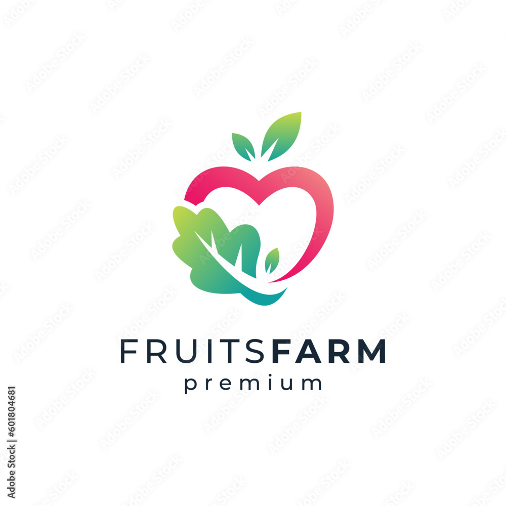 love and leaf for vegan logo design love and leaf for vegan logo design