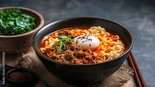 Noodle Ramen Realistic Photo