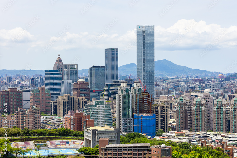Fototapeta premium Taipei city downtown
