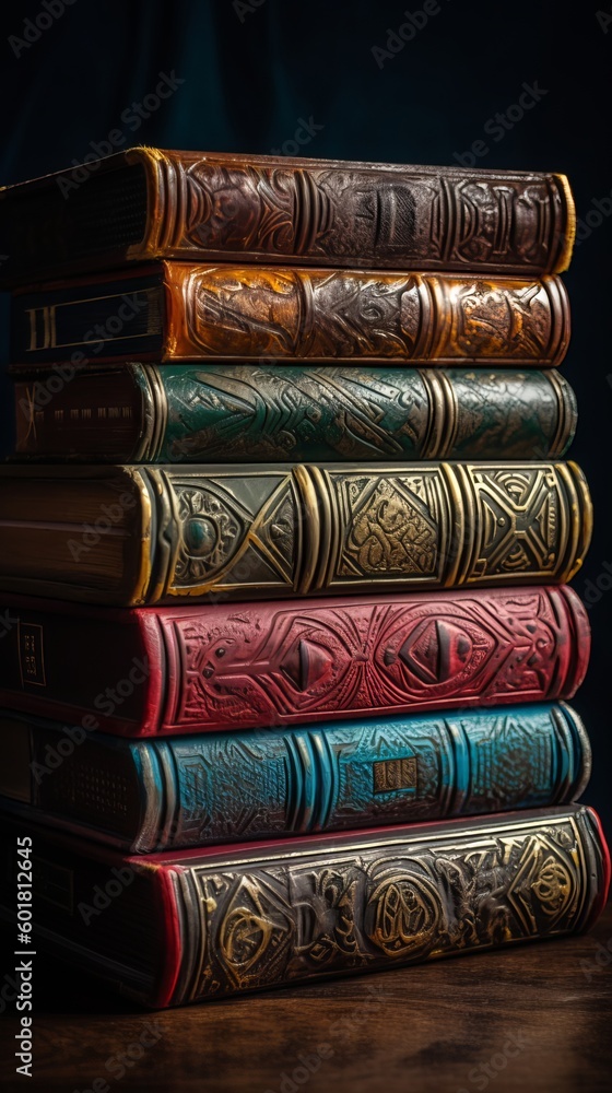 A Pile of Colorful Books A Pile of Colorful Books