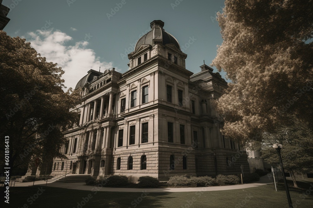 Courthouse located in Allen County. Generative AI