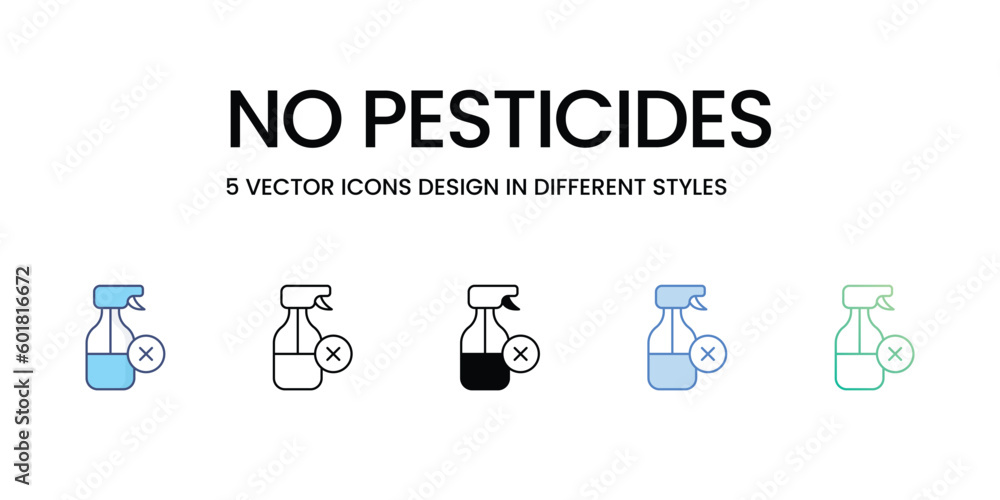 No Pesticides Icon Design in Five style with Editable Stroke. Line, Solid, Flat Line, Duo Tone Color, and Color Gradient Line. Suitable for Web Page, Mobile App, UI, UX and GUI design. No Pesticides Icon Design in Five style with Editable Stroke. Line, Solid, Flat Line, Duo Tone Color, and Color Gradient Line. Suitable for Web Page, Mobile App, UI, UX and GUI design.