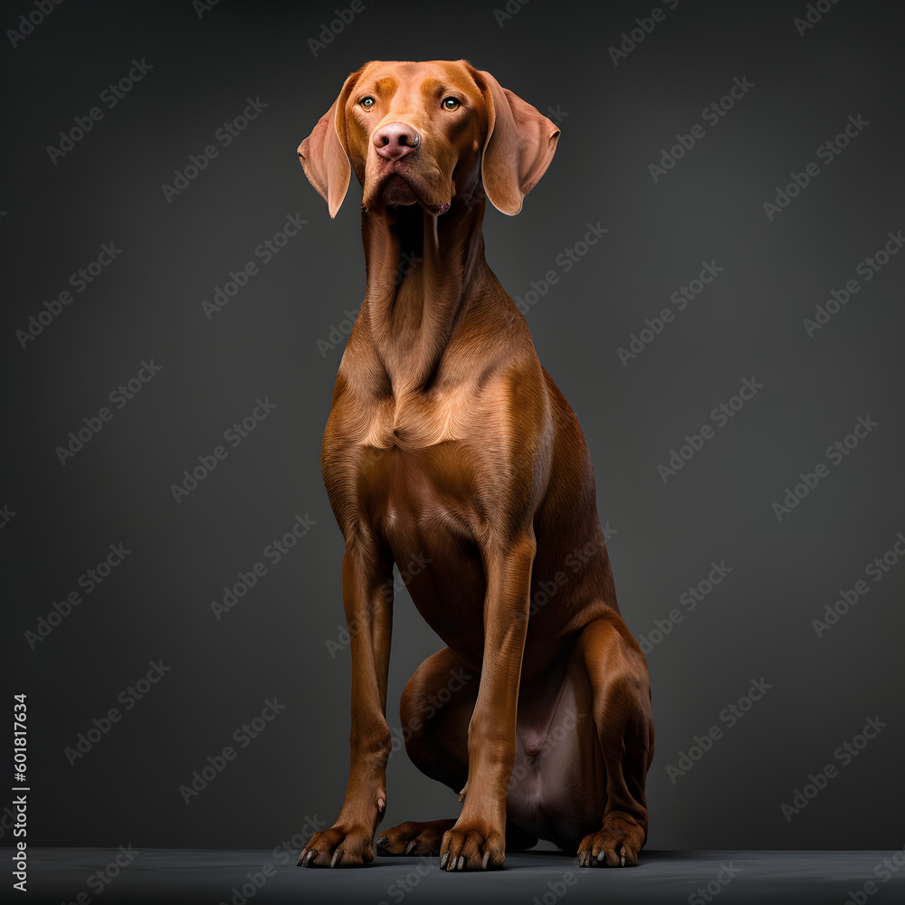Hungarian hound pointer vizsla dog