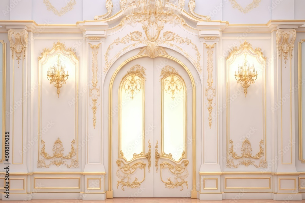 Obraz premium classic and vintage luxury wall backdrop