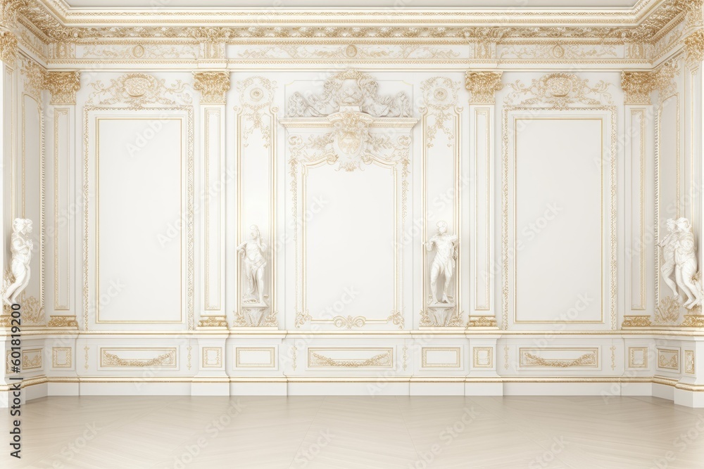 Obraz premium classic and vintage luxury wall backdrop