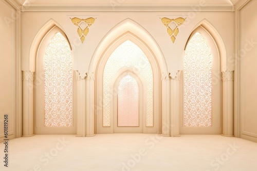 Mughal architecture Indo-Islamic wall backdrop