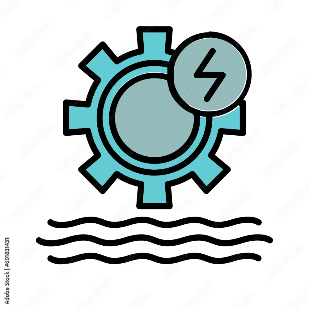 Hydro Power Icon Design