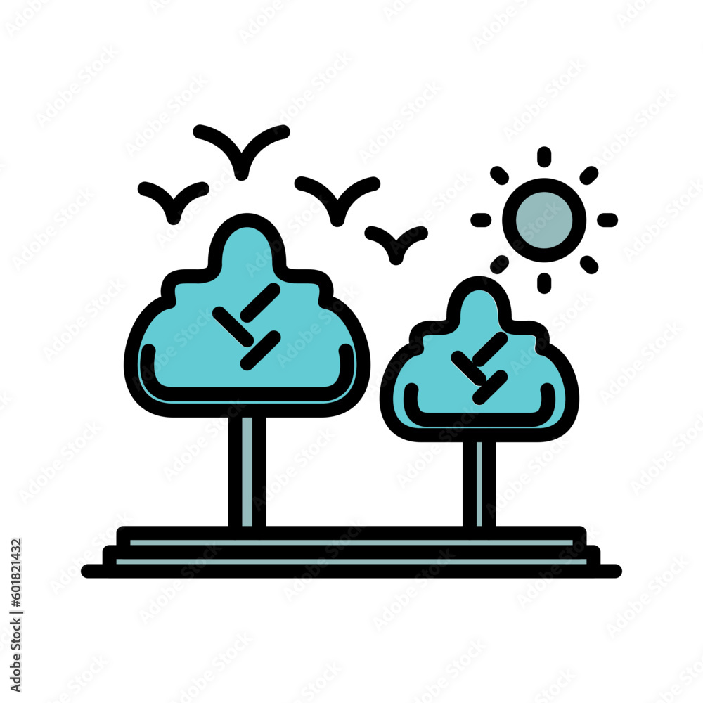 Forest Icon Design Forest Icon Design