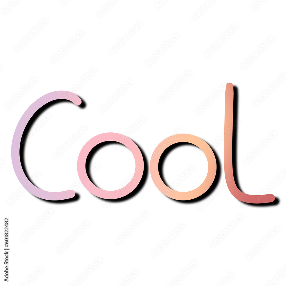 Text in pastel colours Text in pastel colours