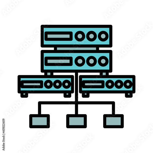 Data Center Icon Design