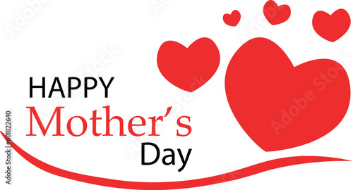 Happy Mothers Day Design illustration