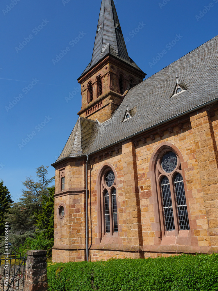 Naklejka premium Die Stadt Saarburg an der Saar