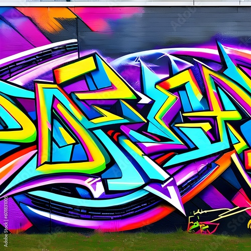 104 Graffiti Art  A creative and artistic background featuring graffiti art in vibrant and expressive colors that create a bold and edgy look1  Generative AI