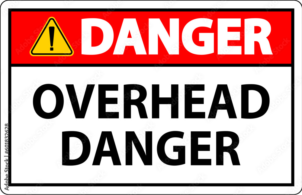 Symbol Danger Sign Overhead Danger