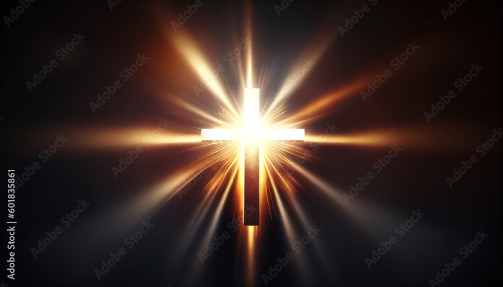 A Cross that Shines Brightly in the Dark. Religious and Faithful Imagery with Generative AI