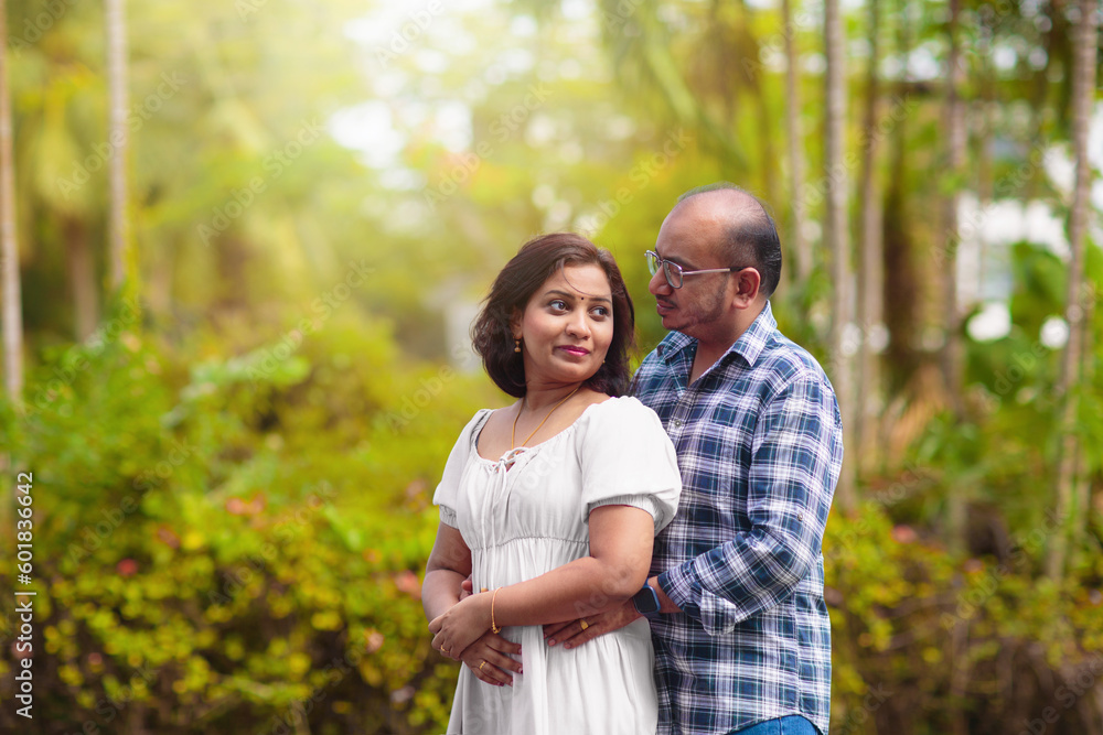 Young Indian couple in love. Young Indian couple in love.