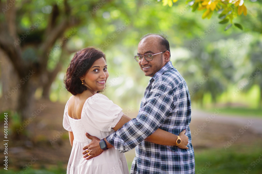 Fototapeta premium Young Indian couple in love.