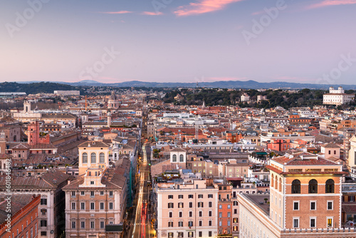 Rome  Italy Rooftop Cityscpe