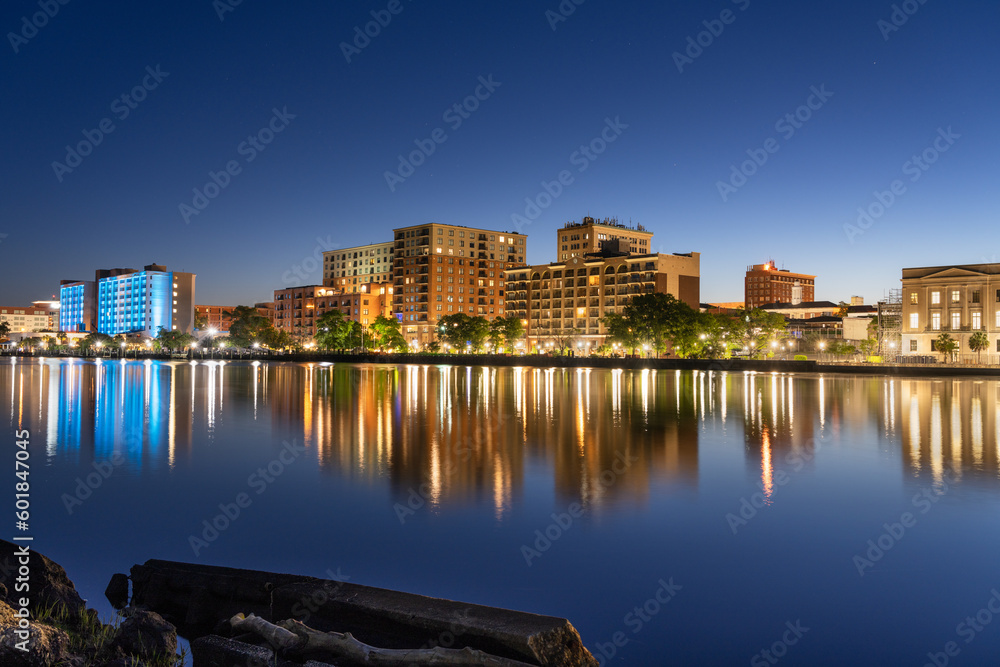 Wilmington, North Carolina, USA on the Cape Fear River