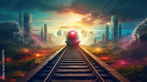 Railway to the Galaxy Generative AI