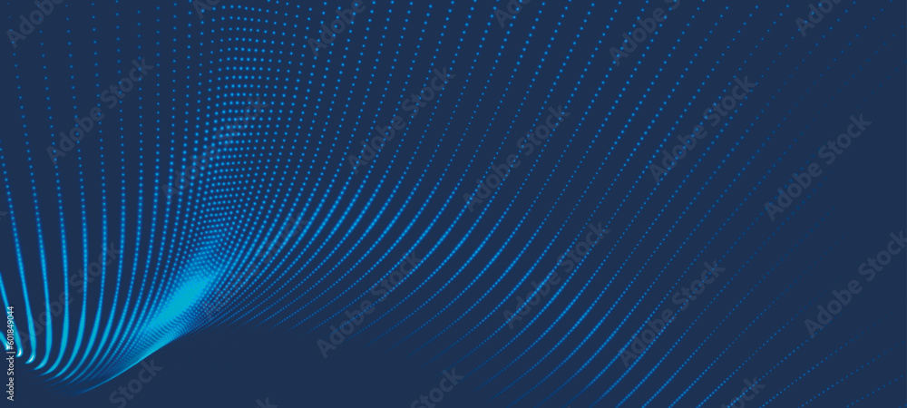 Abstract digital wave of particles. Futuristic point wave. Technology background vector. 3D rendering. Abstract digital wave of particles. Futuristic point wave. Technology background vector. 3D rendering.