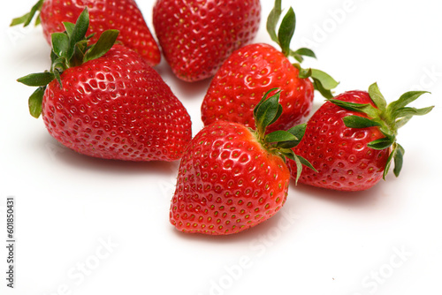 fresh delicious strawberry on white background studio shot 5
