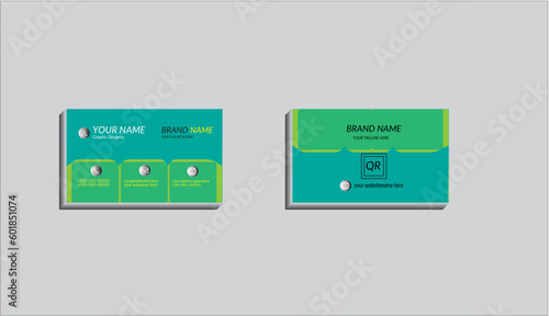 Creative business card,template,professional card design with clean geomatic shape.