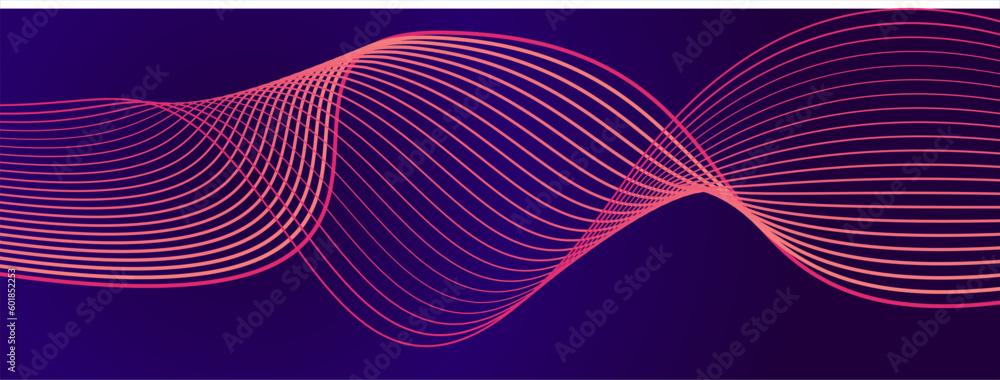 Abstract flow linear fluid wavy shape .Striped linear pattern . Music sound wave . Vector illustration Abstract flow linear fluid wavy shape .Striped linear pattern . Music sound wave . Vector illustration