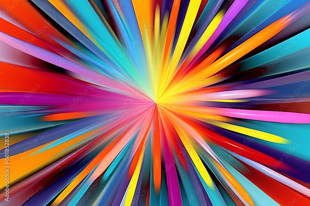 Vibrant Abstract Pop Art Background with Generative AI Vibrant Abstract Pop Art Background with Generative AI