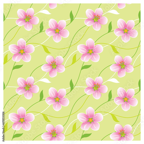 Floral seamless texture for design © Designpics
