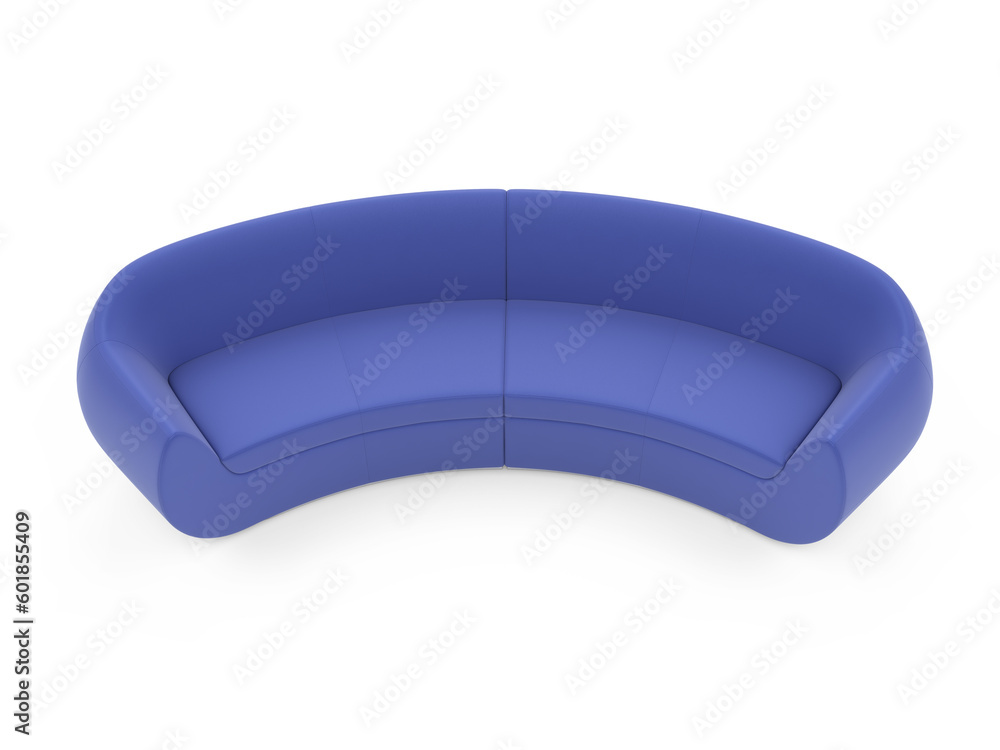 isolated couch over white background isolated couch over white background
