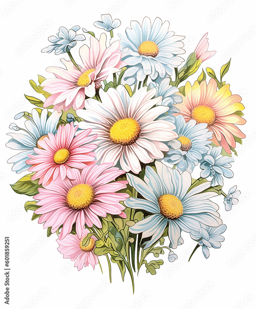 Parete Floreale Con Fiori E Vegetali Stabilizzati Flora | Piante