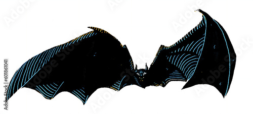 Bat in flight (ID: 601861041)