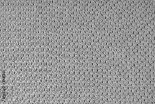 Wallpaper Mural Close up background of knitted wool fabric with dots pattern. Gray color wool knitwear texture. Openwork abstract knitted jersey. Fabric abstract backdrop Torontodigital.ca