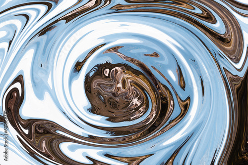 Fondo abstracto con efecto tipo metal líquido