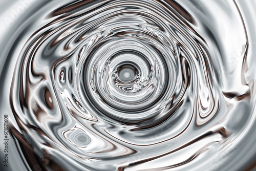 Fondo abstracto con efecto tipo metal líquido