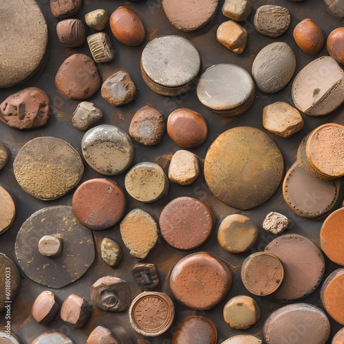 150 Rusty Metal  An industrial and rustic background featuring rusty metal texture in earthy and muted tones that create a rugged and gritty feel5  Generative AI
