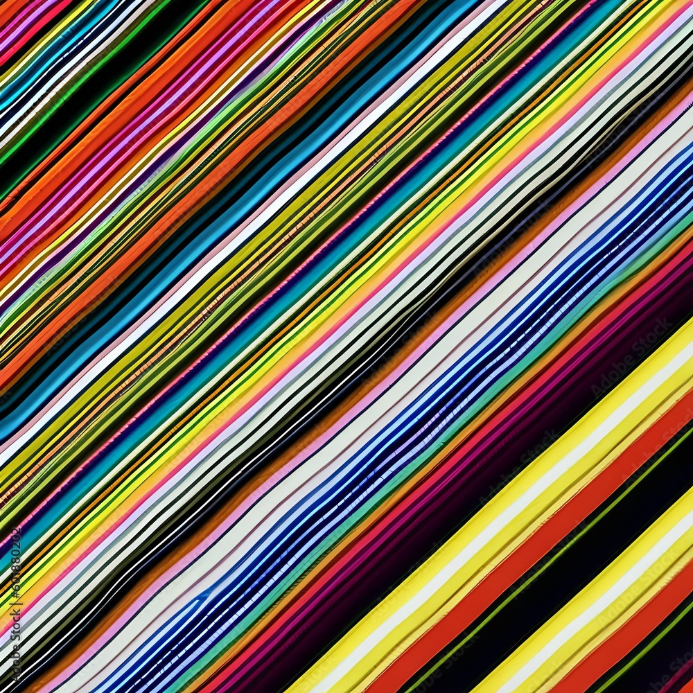 132 Striped Gradient: A playful and colorful background featuring striped gradient in bold and vibrant colors that create a cheerful and lively atmosphere2, Generative AI