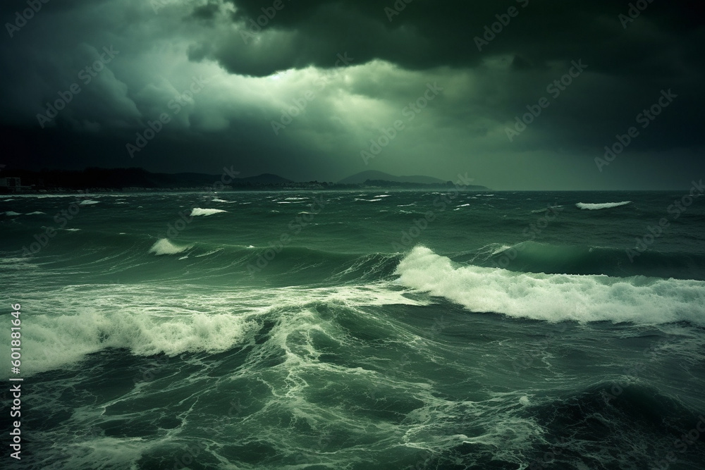 Obraz premium Storms And Hurricanes Ai Generative