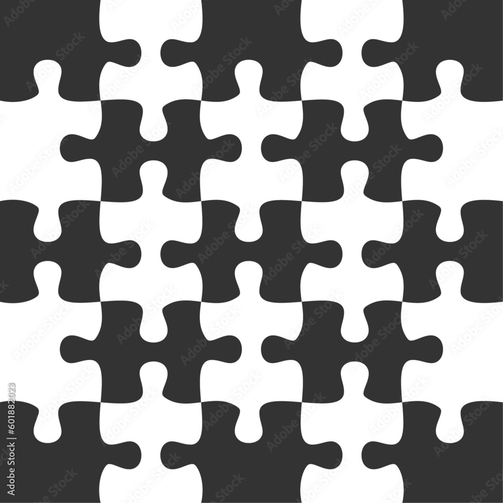 25 black and white background puzzle vector. 25 black and white background puzzle vector.