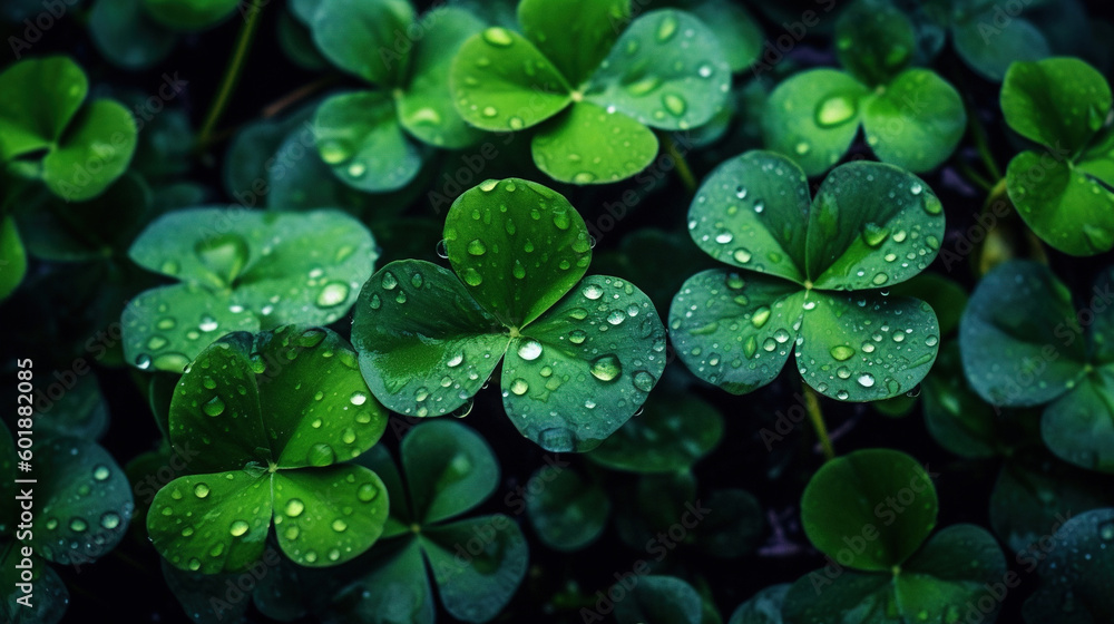 Close up clover leaf Close up clover leaf