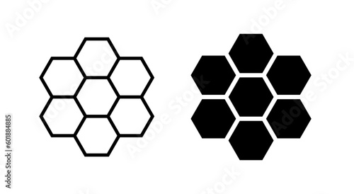 Honeycomb icon set