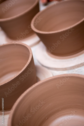 Ceramic bowls unfinished