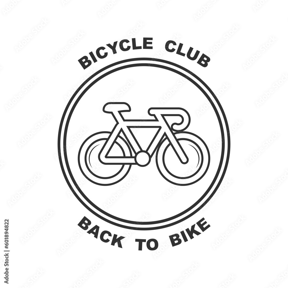 Fototapeta premium Bicycle shop logo design vector image, Bicycle logo concept icon vector, Simple design modern vector